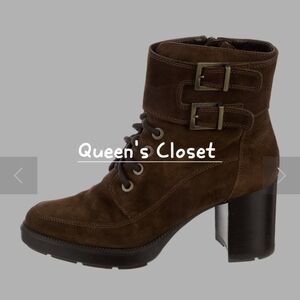 Aquatalia Dark Brown Heeled Boots